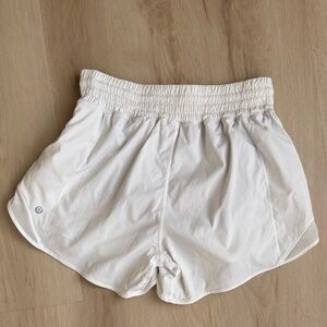 Lululemon Athletica White Athletic Shorts